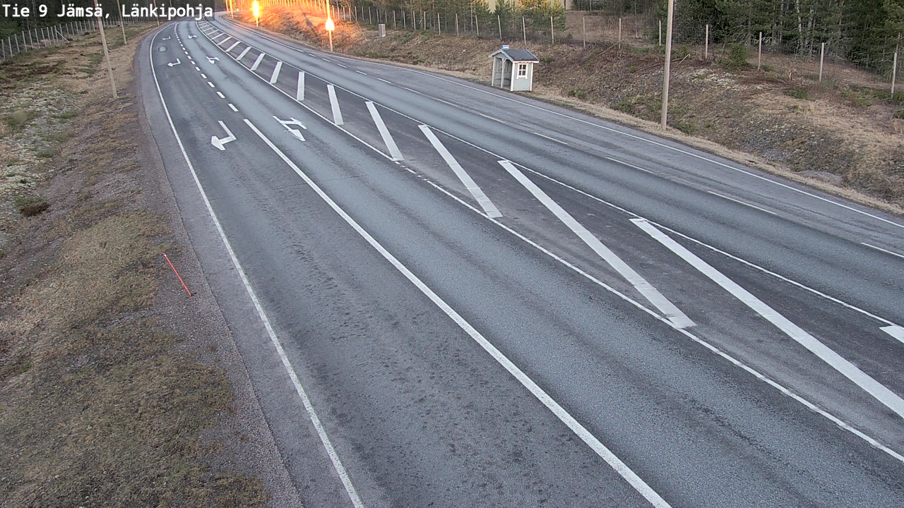 Weather Camera Image Väg 9 Jämsä, Länkipohja, Jämsä, Keski-Suomi
