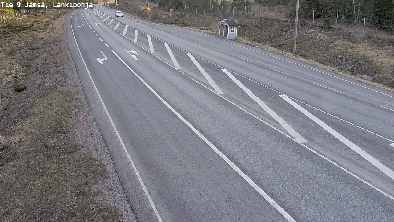 Weather Camera Image Väg 9 Jämsä, Länkipohja, Jämsä, Keski-Suomi