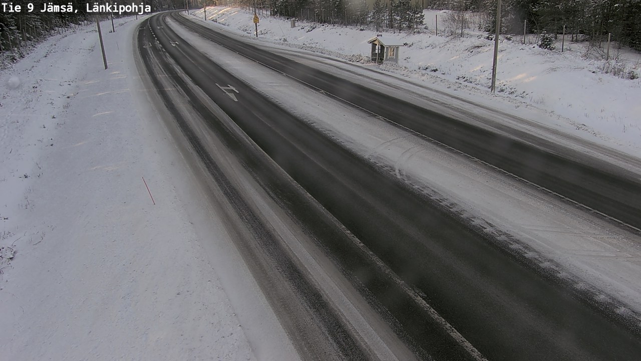 Weather Camera Image Väg 9 Jämsä, Länkipohja, Jämsä, Keski-Suomi