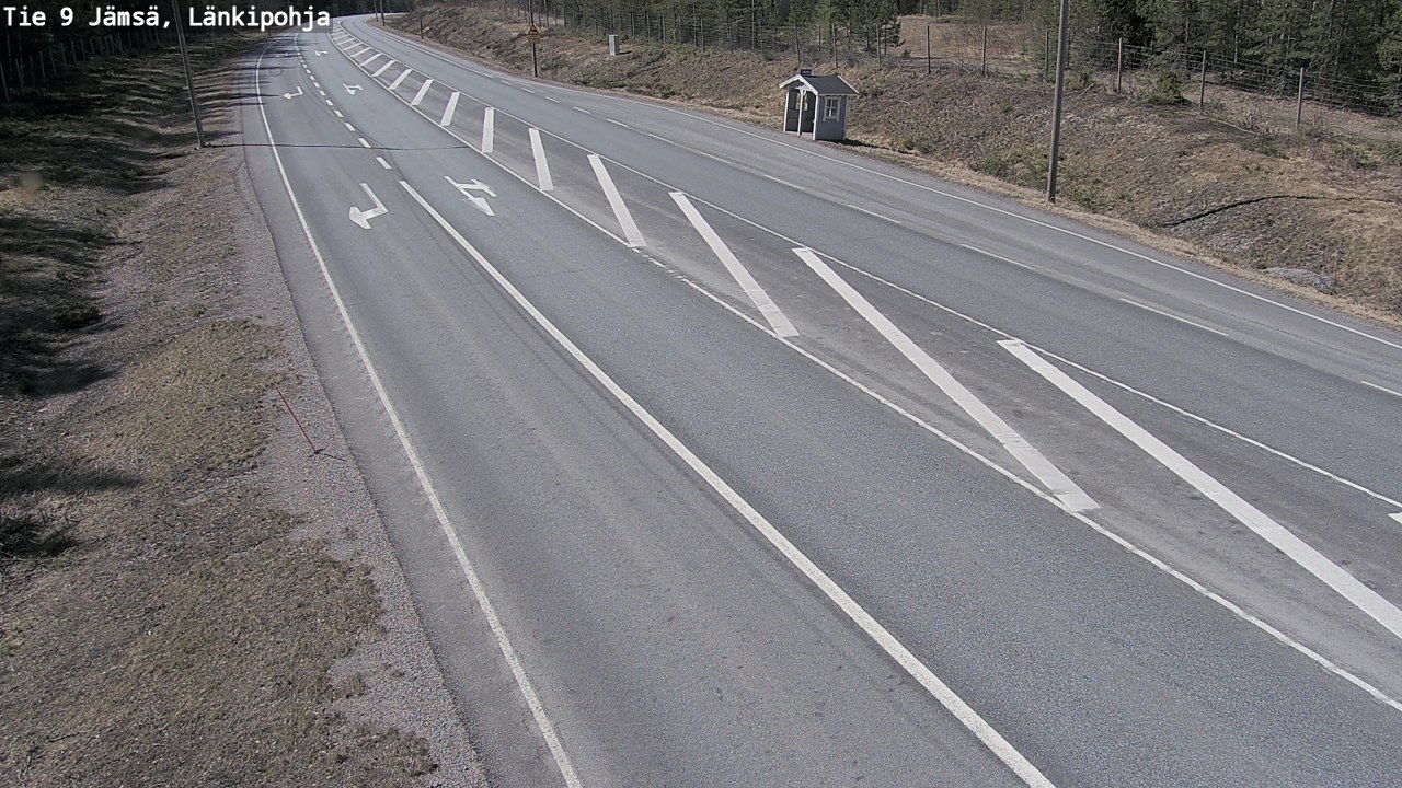 Weather Camera Image Väg 9 Jämsä, Länkipohja, Jämsä, Keski-Suomi