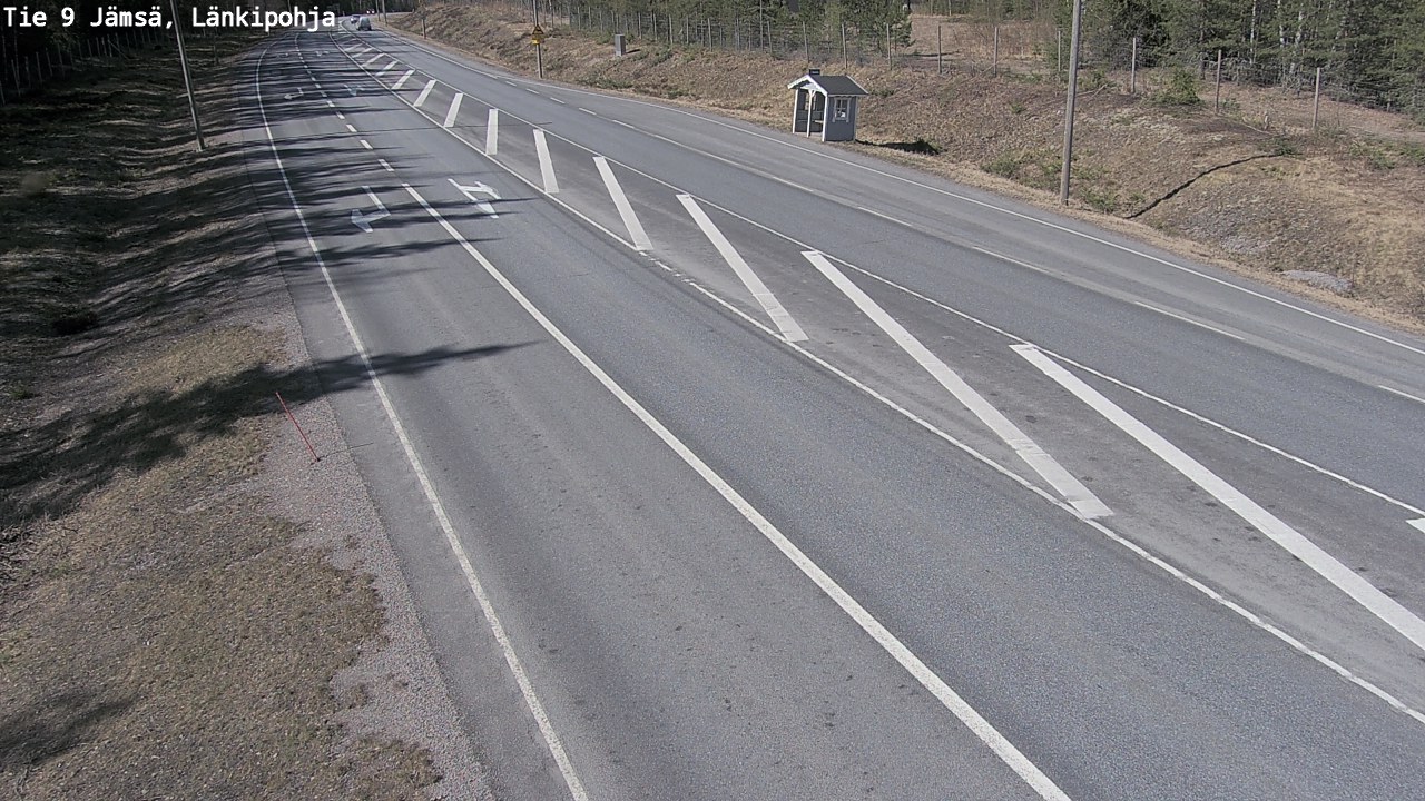 Weather Camera Image Väg 9 Jämsä, Länkipohja, Jämsä, Keski-Suomi