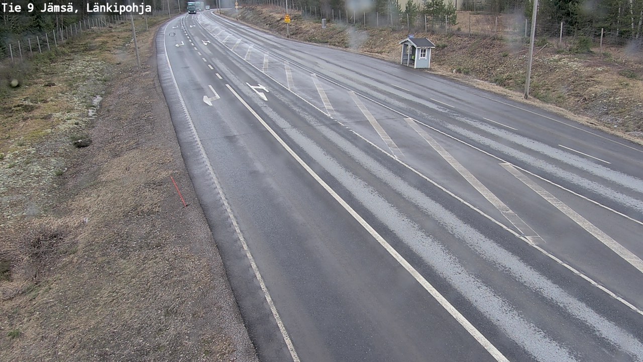 Weather Camera Image Väg 9 Jämsä, Länkipohja, Jämsä, Keski-Suomi