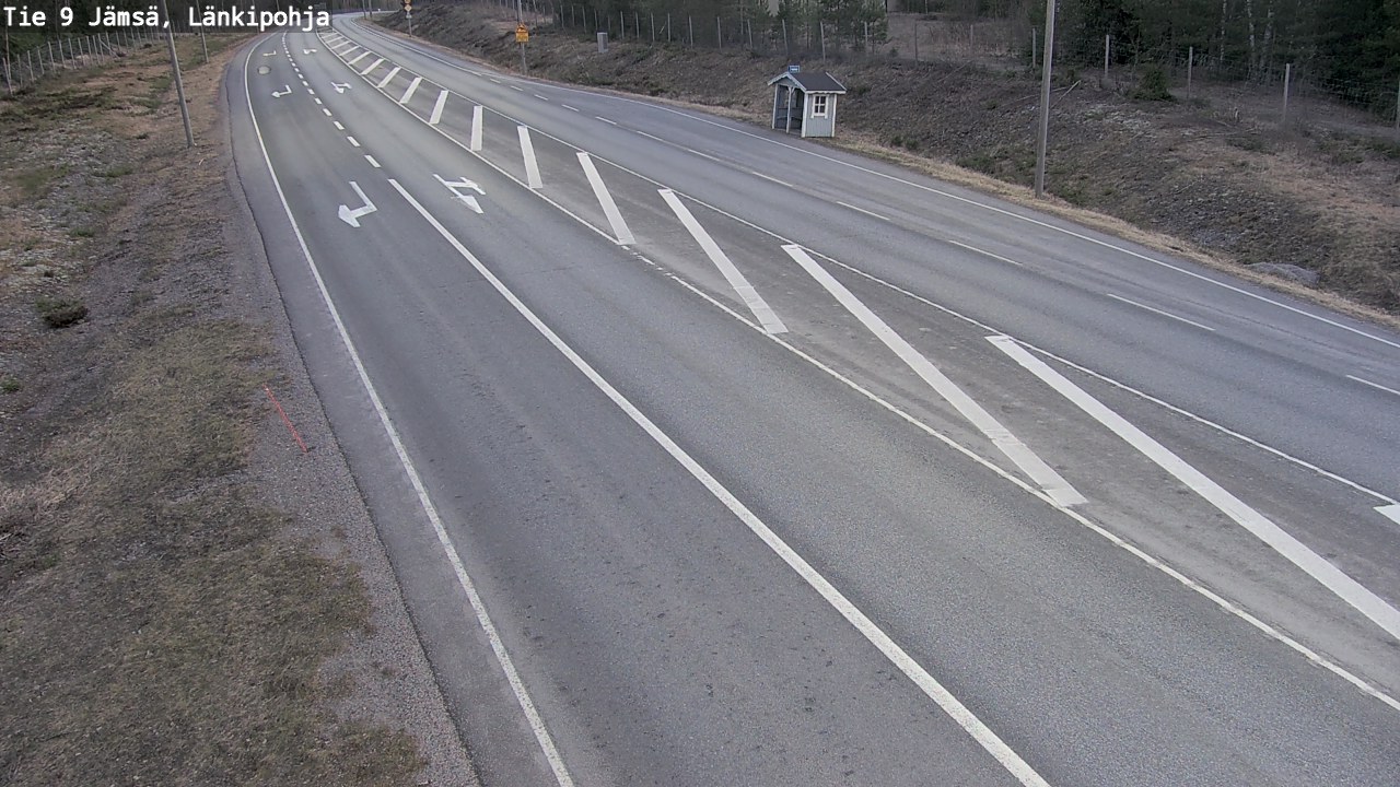 Weather Camera Image Väg 9 Jämsä, Länkipohja, Jämsä, Keski-Suomi