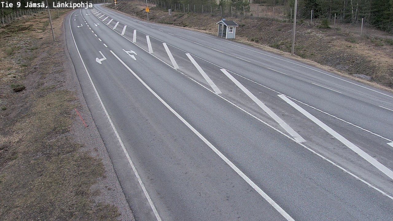 Weather Camera Image Väg 9 Jämsä, Länkipohja, Jämsä, Keski-Suomi