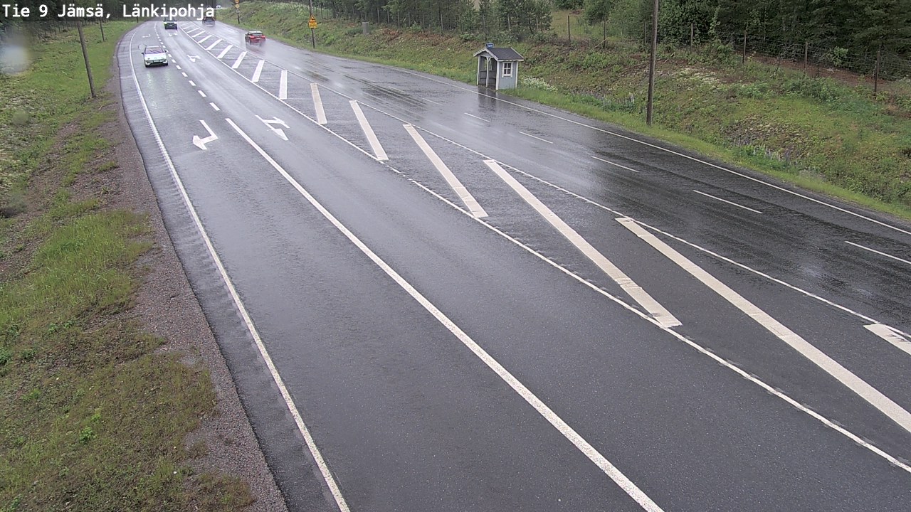 Weather Camera Image Väg 9 Jämsä, Länkipohja, Jämsä, Keski-Suomi
