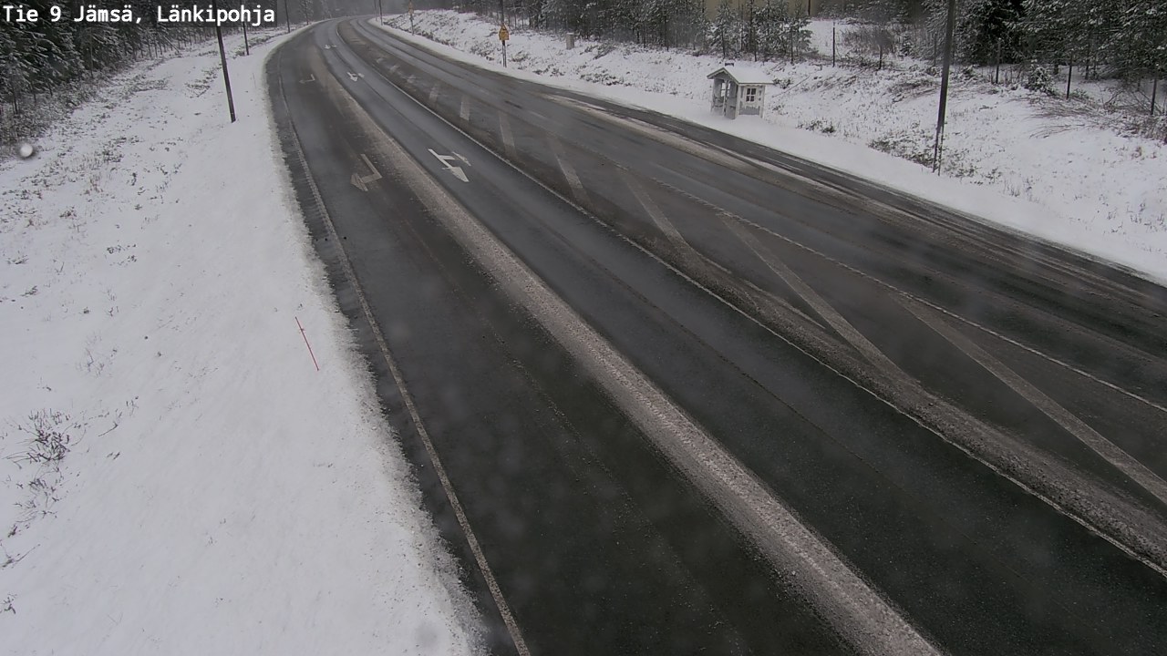 Weather Camera Image Väg 9 Jämsä, Länkipohja, Jämsä, Keski-Suomi