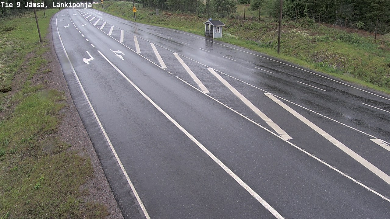 Weather Camera Image Väg 9 Jämsä, Länkipohja, Jämsä, Keski-Suomi