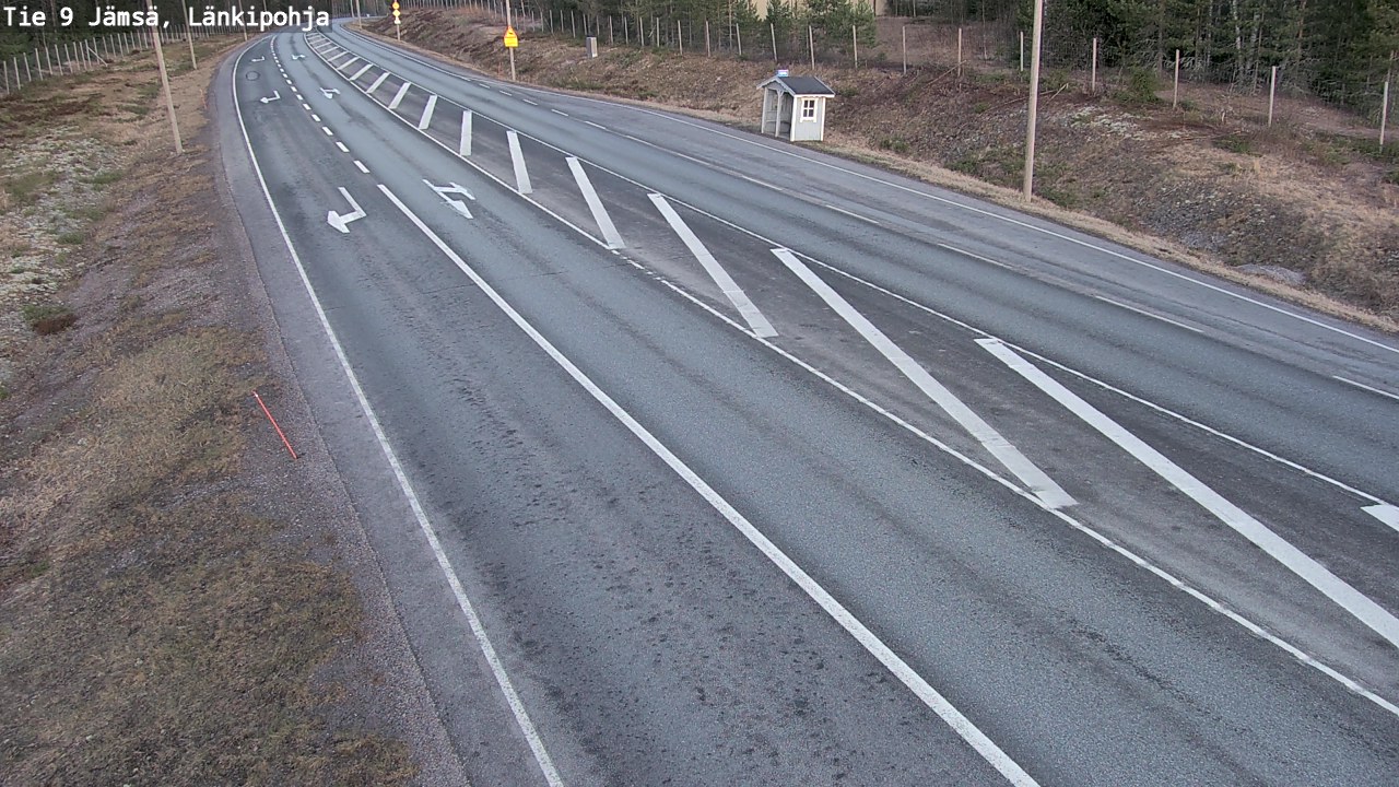 Weather Camera Image Väg 9 Jämsä, Länkipohja, Jämsä, Keski-Suomi