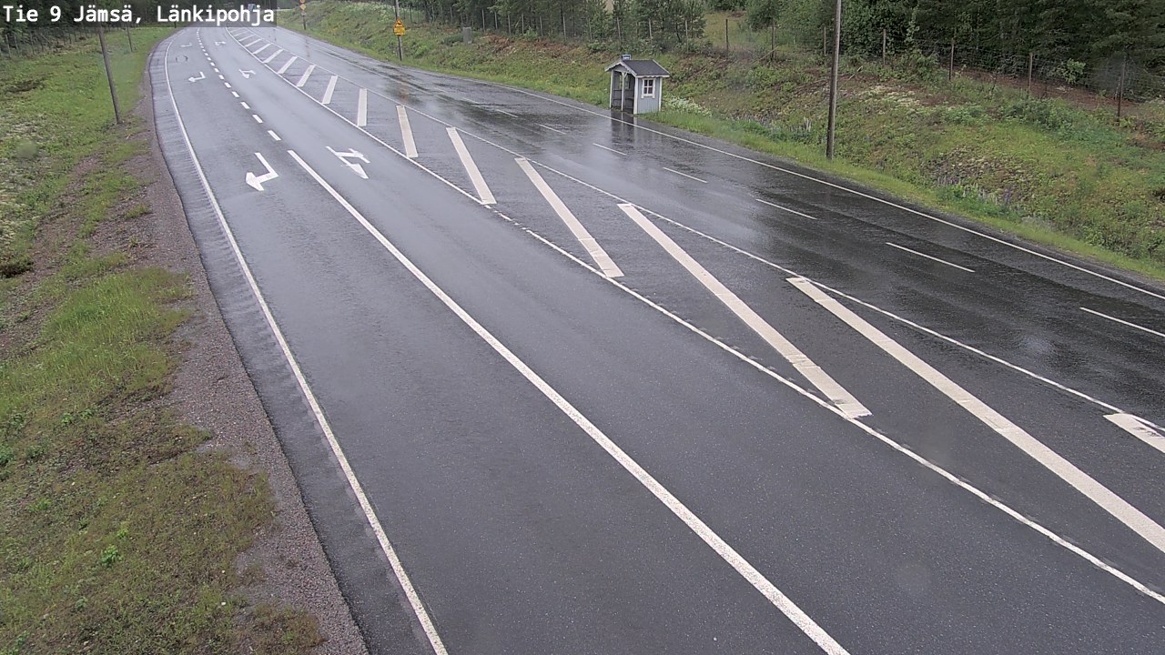 Weather Camera Image Väg 9 Jämsä, Länkipohja, Jämsä, Keski-Suomi