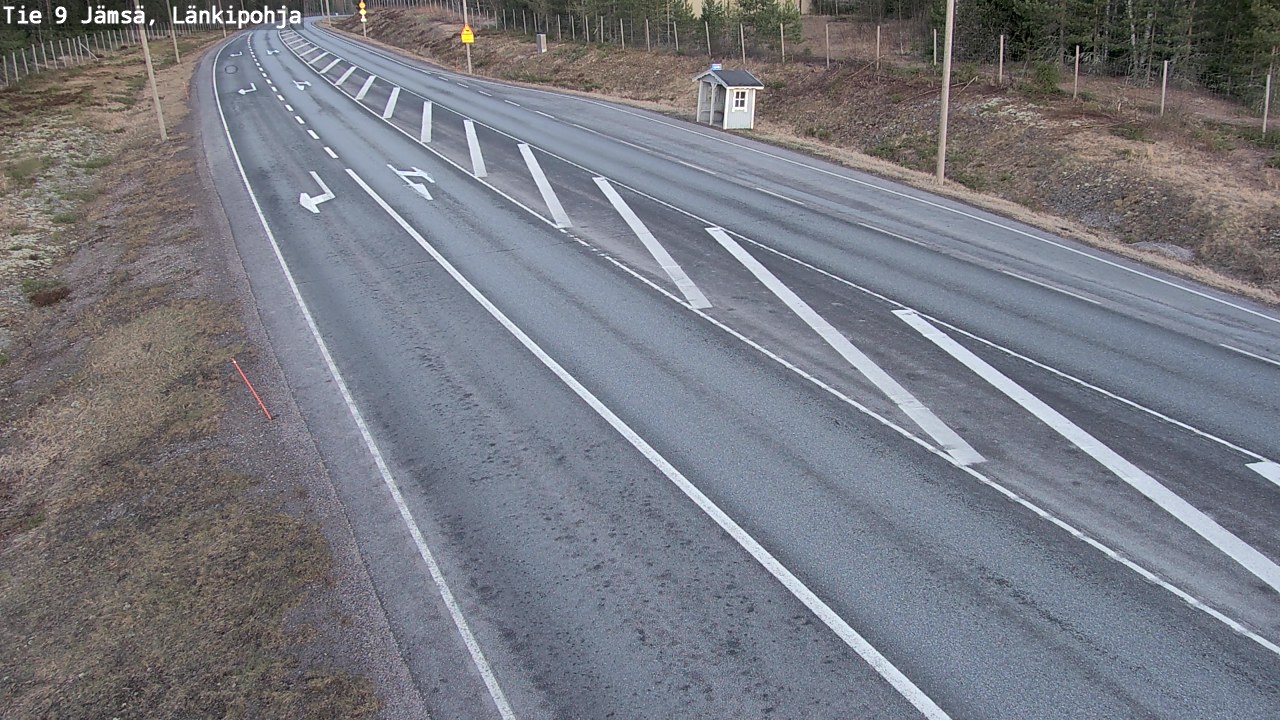 Weather Camera Image Väg 9 Jämsä, Länkipohja, Jämsä, Keski-Suomi