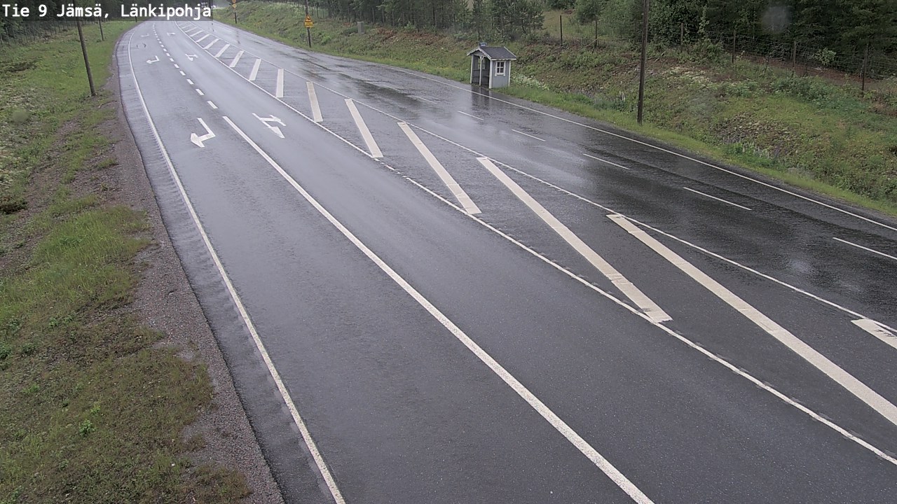 Weather Camera Image Väg 9 Jämsä, Länkipohja, Jämsä, Keski-Suomi