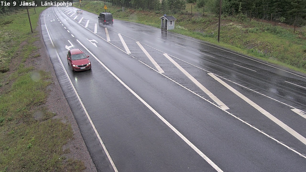 Weather Camera Image Väg 9 Jämsä, Länkipohja, Jämsä, Keski-Suomi