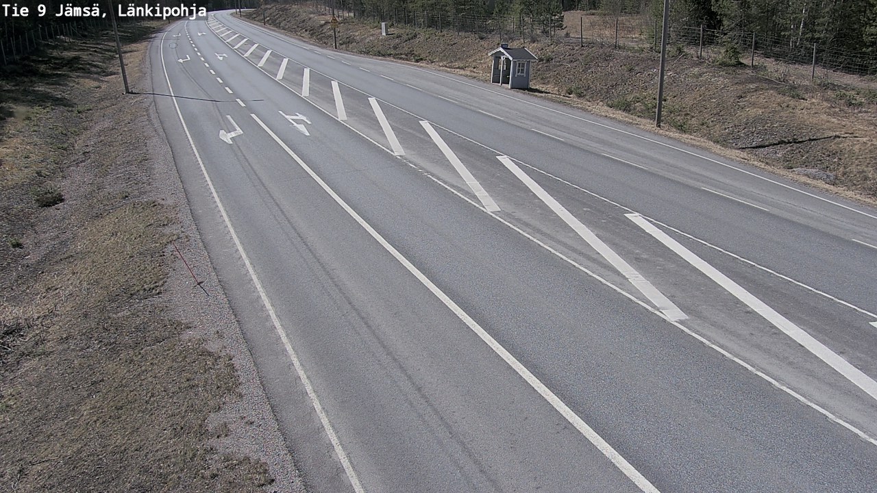 Weather Camera Image Väg 9 Jämsä, Länkipohja, Jämsä, Keski-Suomi