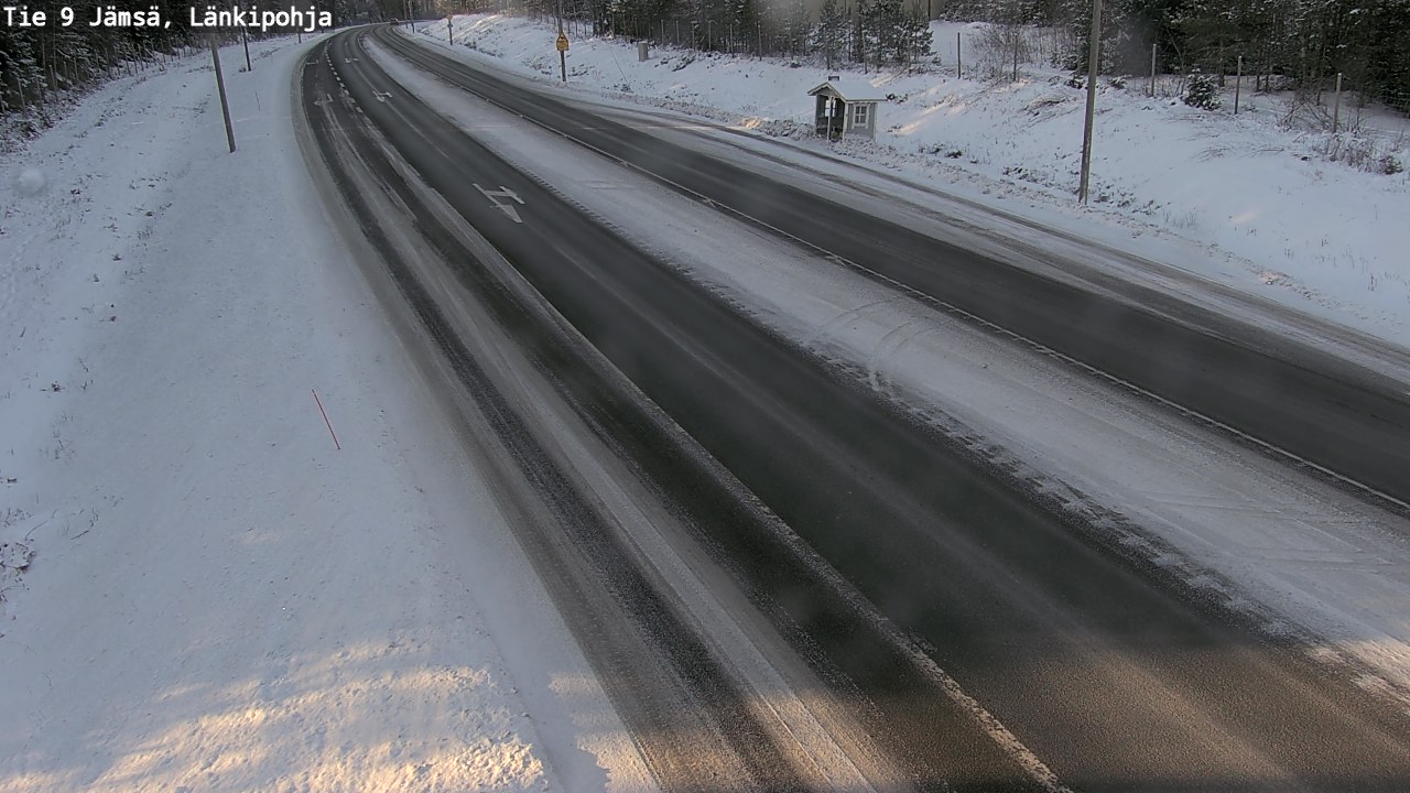 Weather Camera Image Väg 9 Jämsä, Länkipohja, Jämsä, Keski-Suomi