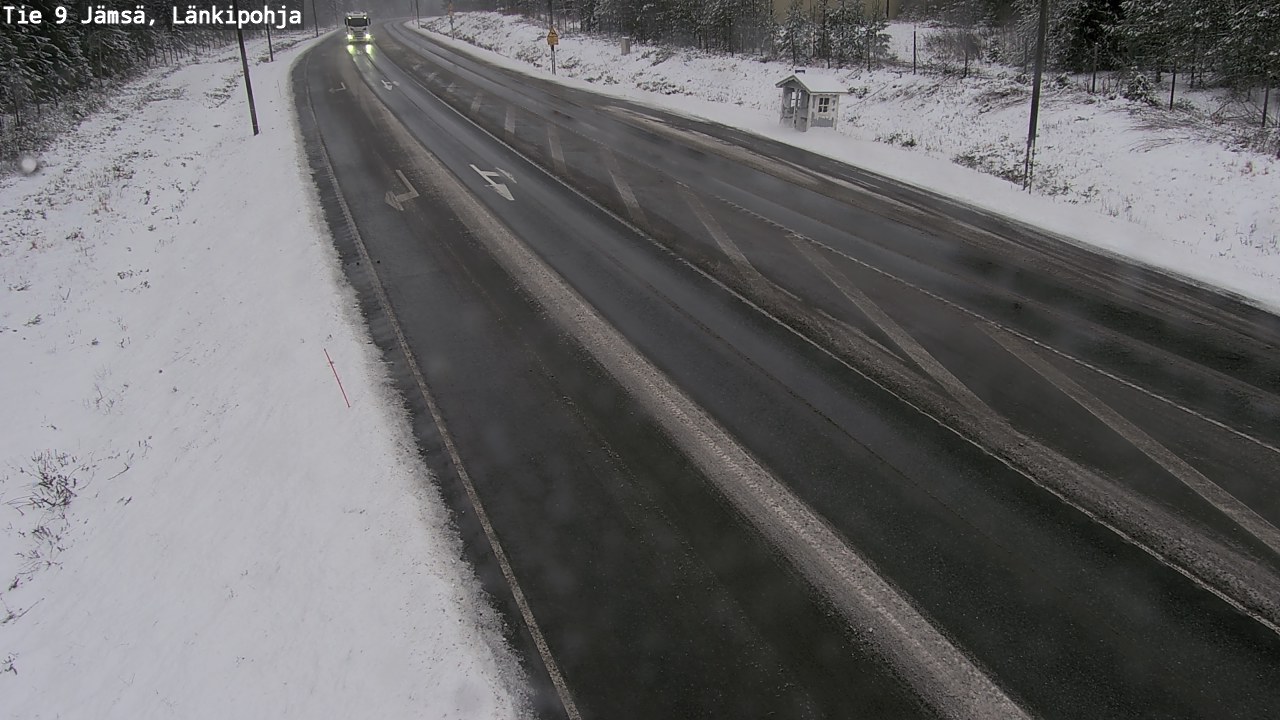 Weather Camera Image Väg 9 Jämsä, Länkipohja, Jämsä, Keski-Suomi