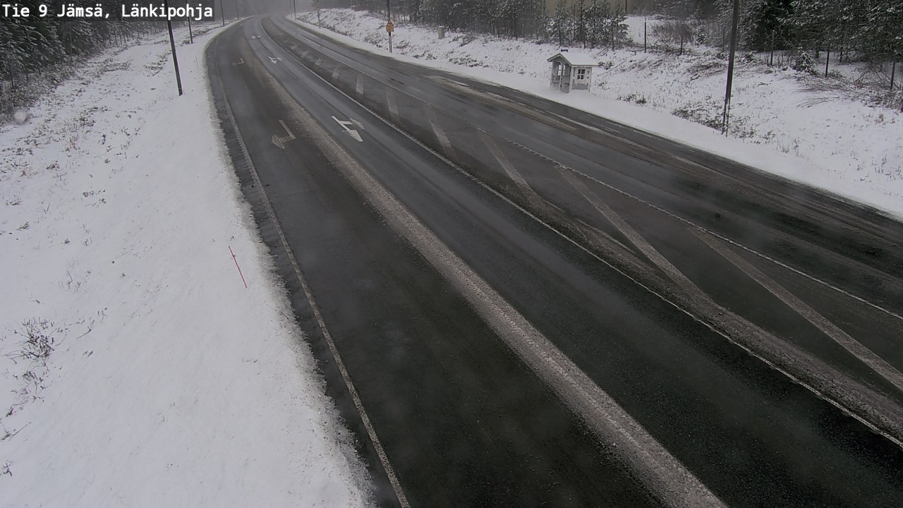 Weather Camera Image Väg 9 Jämsä, Länkipohja, Jämsä, Keski-Suomi