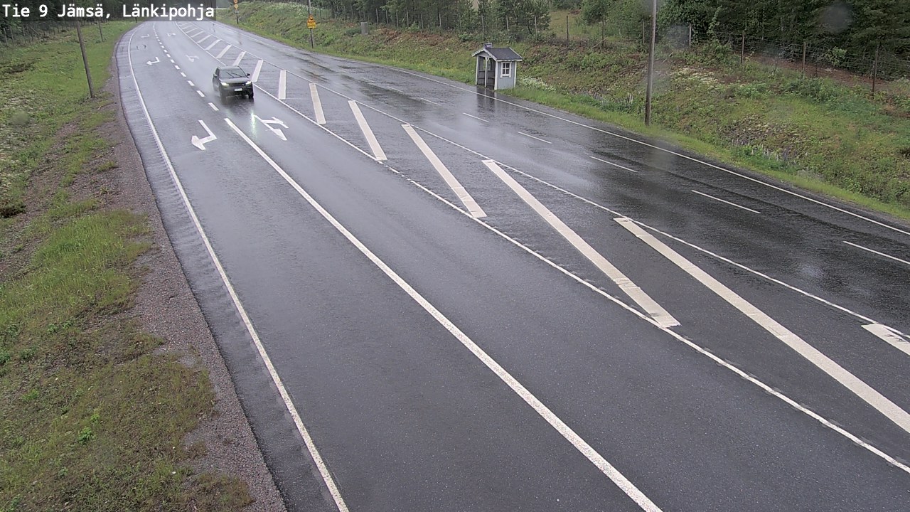 Weather Camera Image Väg 9 Jämsä, Länkipohja, Jämsä, Keski-Suomi