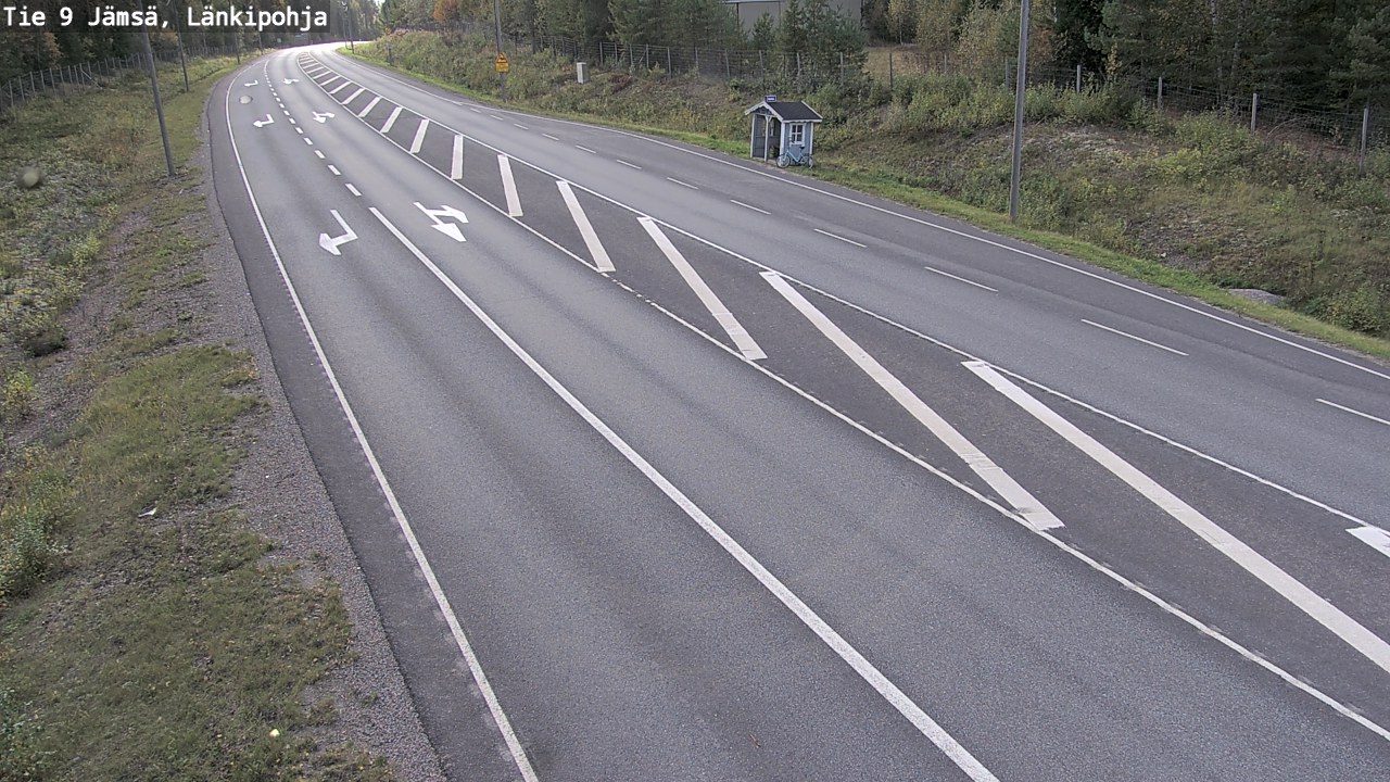 Weather Camera Image Väg 9 Jämsä, Länkipohja, Jämsä, Keski-Suomi