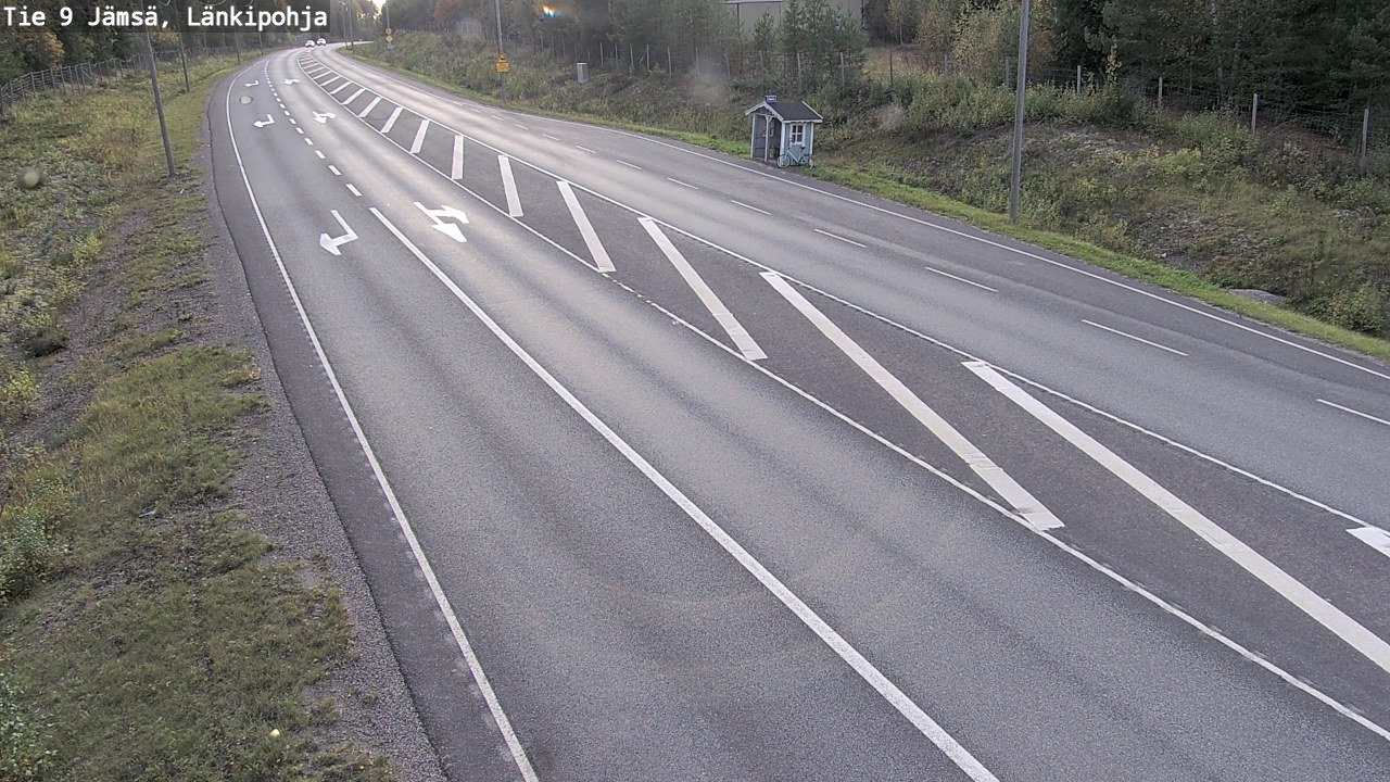 Weather Camera Image Väg 9 Jämsä, Länkipohja, Jämsä, Keski-Suomi