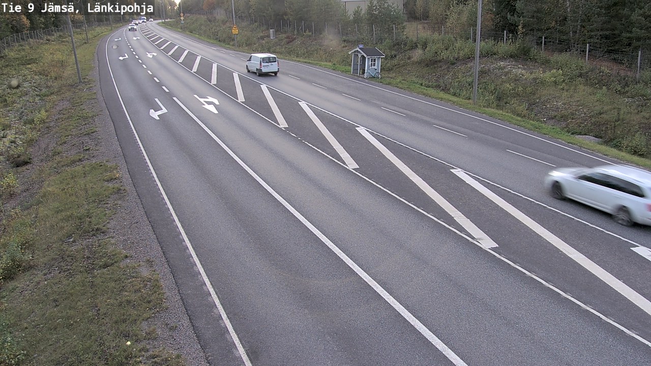 Weather Camera Image Väg 9 Jämsä, Länkipohja, Jämsä, Keski-Suomi