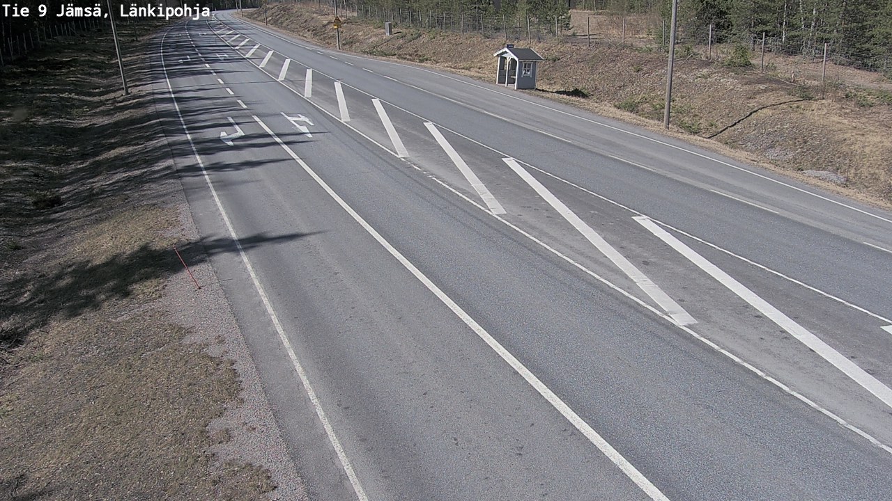 Weather Camera Image Väg 9 Jämsä, Länkipohja, Jämsä, Keski-Suomi