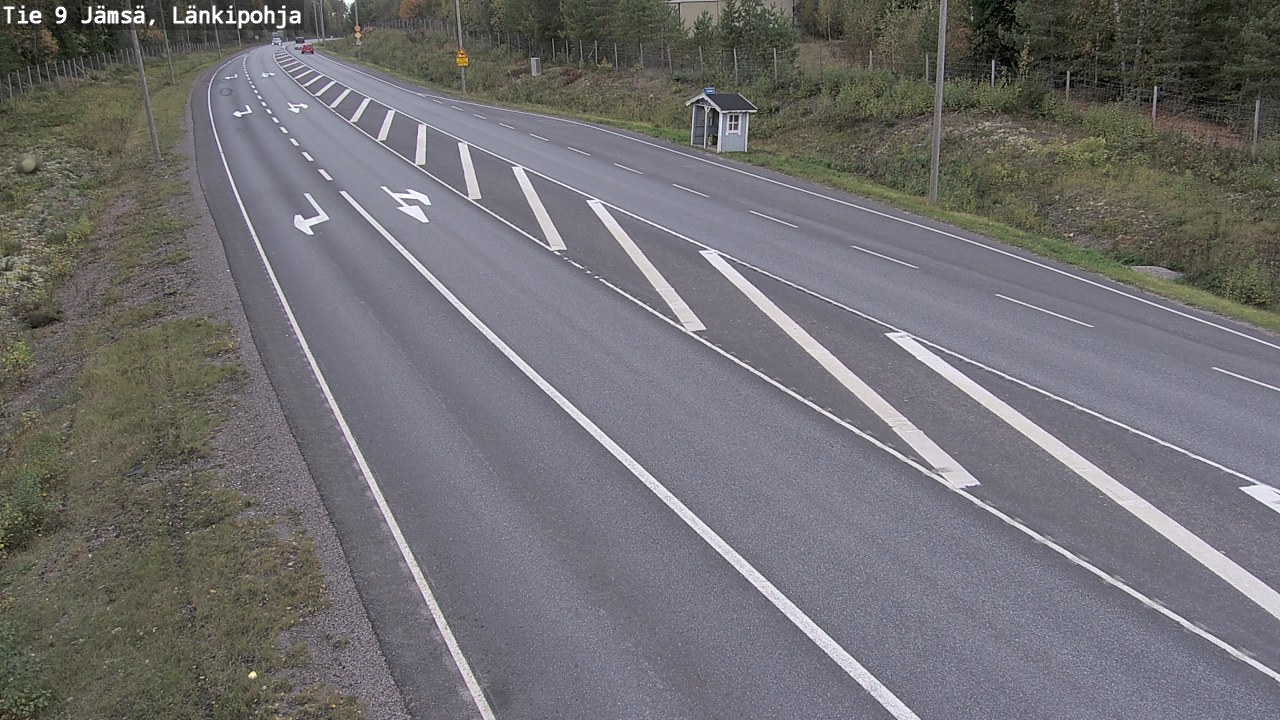Weather Camera Image Väg 9 Jämsä, Länkipohja, Jämsä, Keski-Suomi