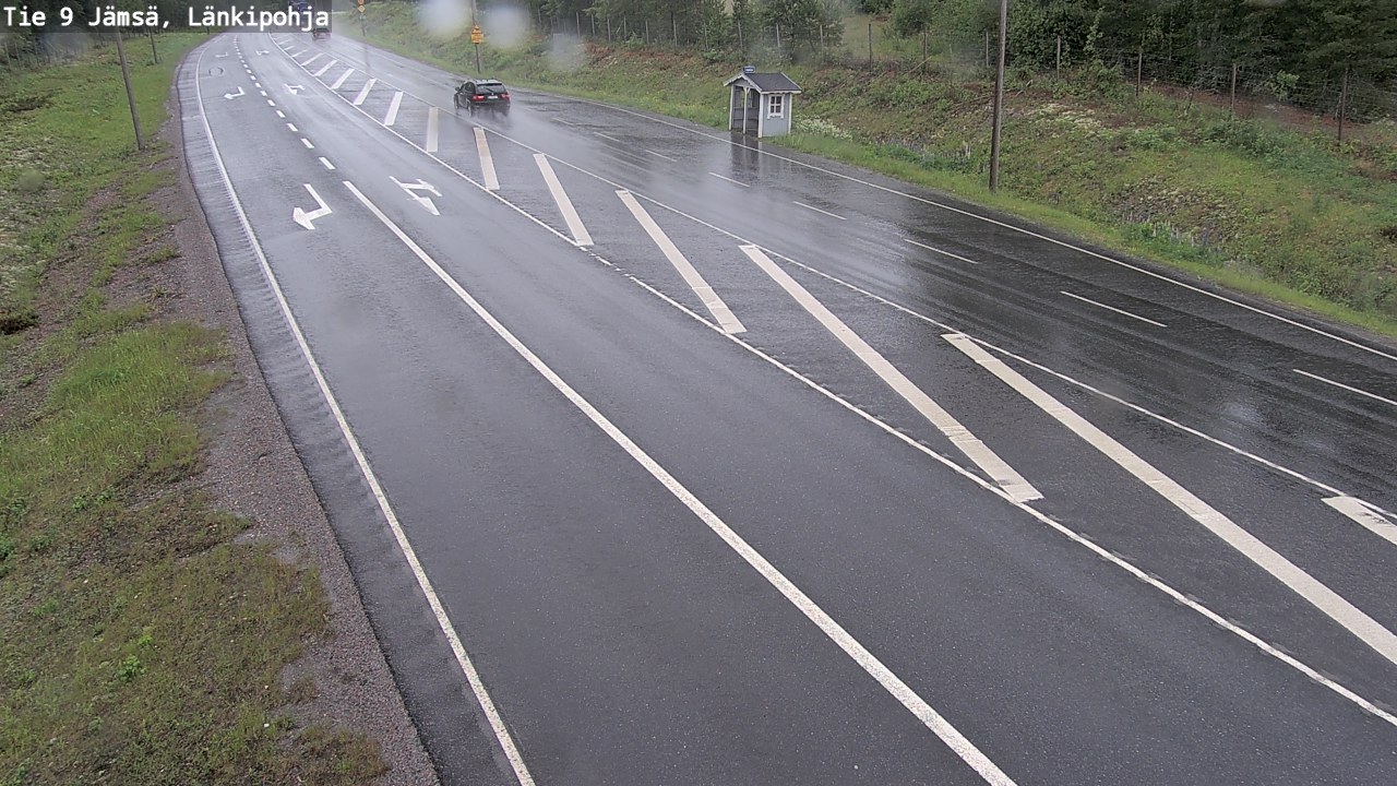 Weather Camera Image Väg 9 Jämsä, Länkipohja, Jämsä, Keski-Suomi