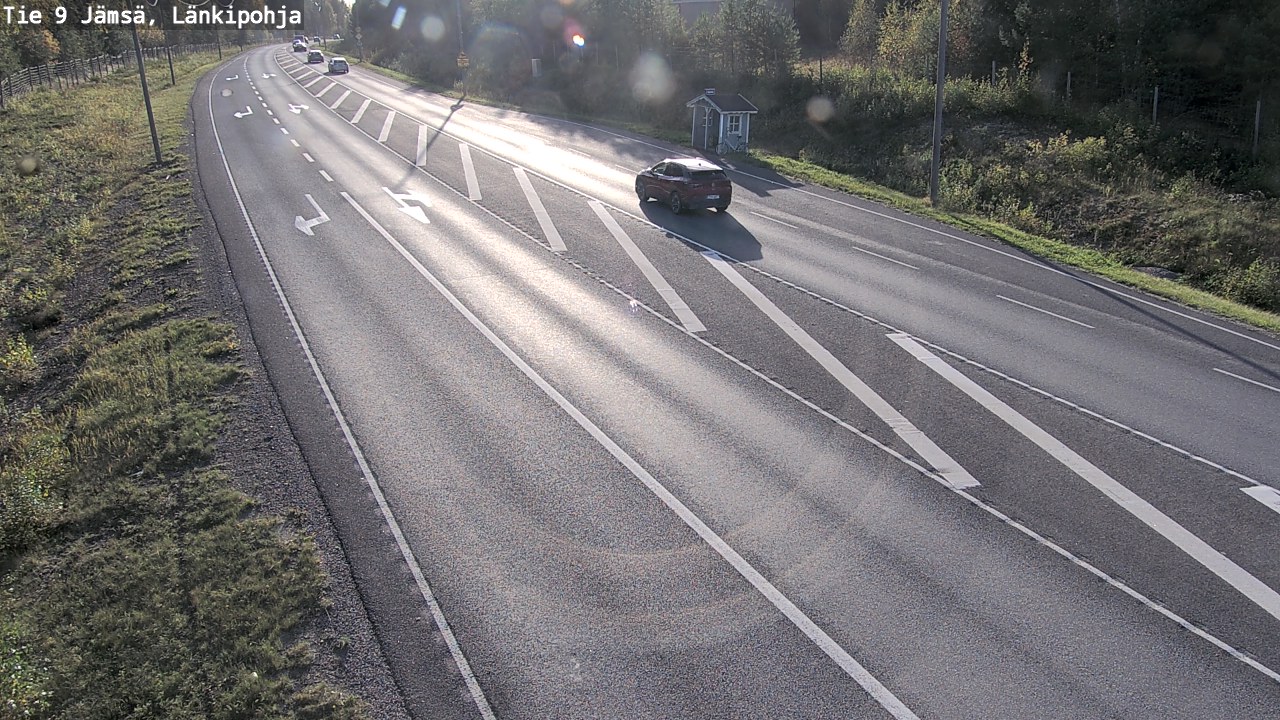 Weather Camera Image Väg 9 Jämsä, Länkipohja, Jämsä, Keski-Suomi