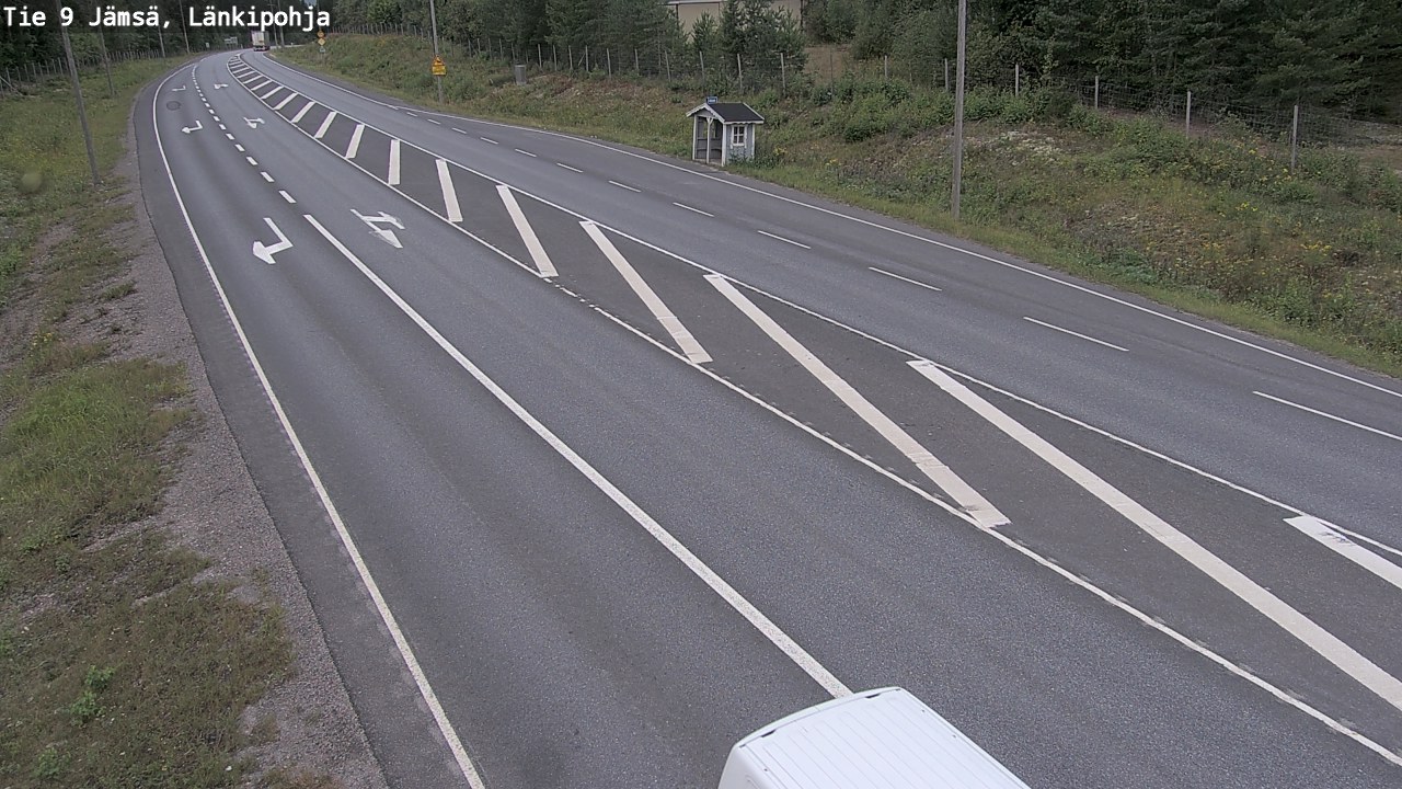 Weather Camera Image Väg 9 Jämsä, Länkipohja, Jämsä, Keski-Suomi
