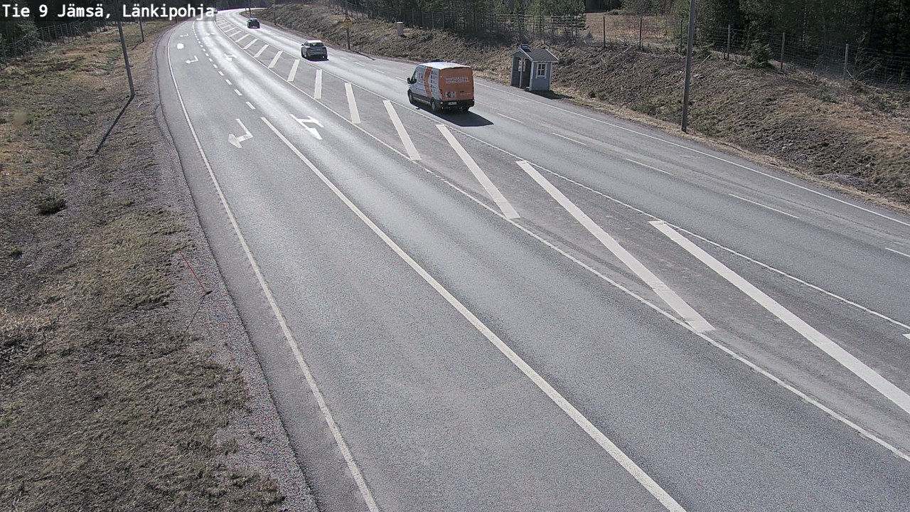 Weather Camera Image Väg 9 Jämsä, Länkipohja, Jämsä, Keski-Suomi