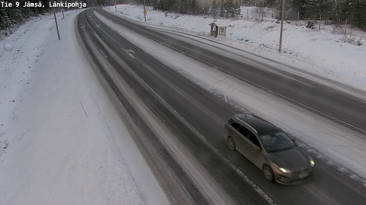 Weather Camera Image Väg 9 Jämsä, Länkipohja, Jämsä, Keski-Suomi