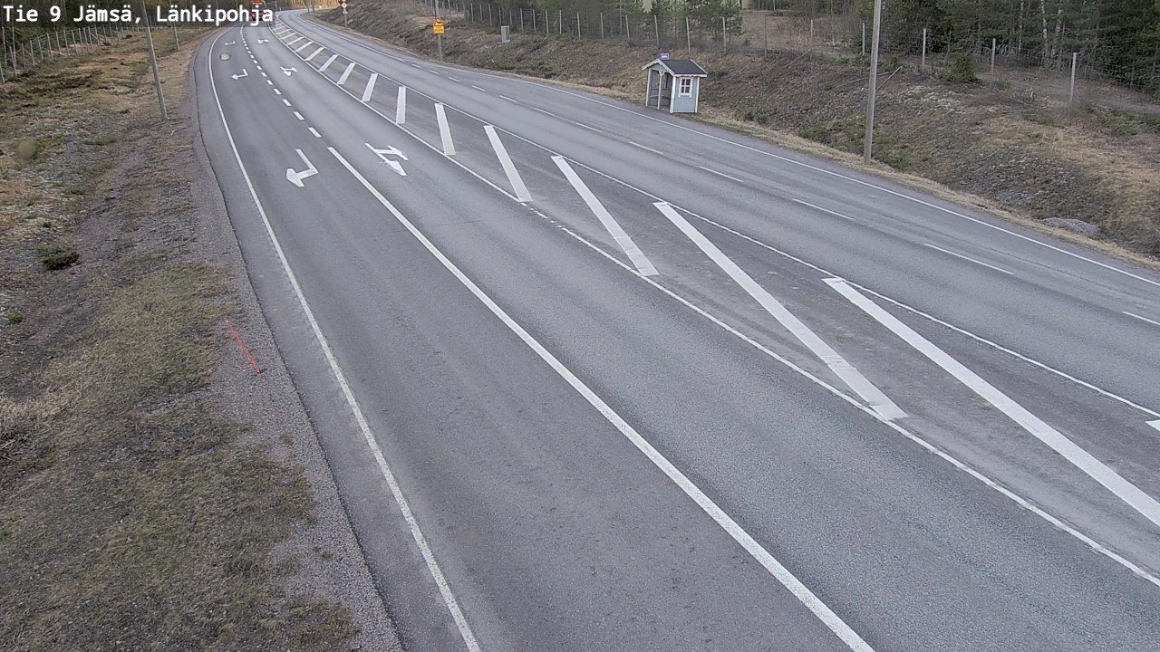 Weather Camera Image Väg 9 Jämsä, Länkipohja, Jämsä, Keski-Suomi