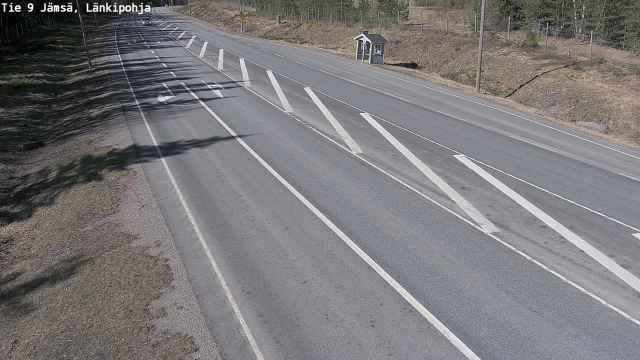 Weather Camera Image Väg 9 Jämsä, Länkipohja, Jämsä, Keski-Suomi