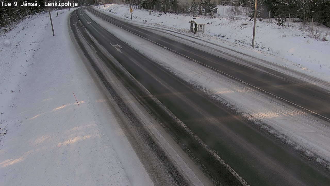 Weather Camera Image Väg 9 Jämsä, Länkipohja, Jämsä, Keski-Suomi