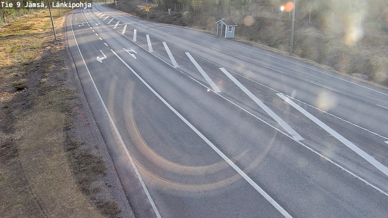 Weather Camera Image Väg 9 Jämsä, Länkipohja, Jämsä, Keski-Suomi