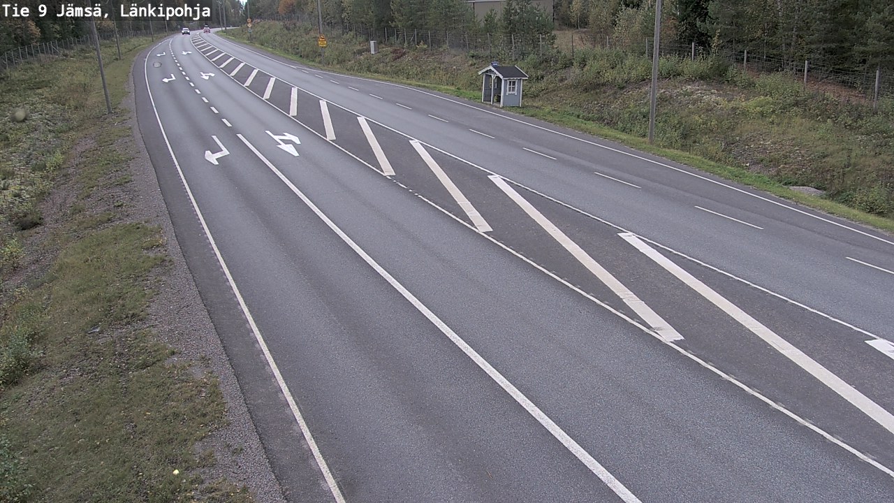 Weather Camera Image Väg 9 Jämsä, Länkipohja, Jämsä, Keski-Suomi