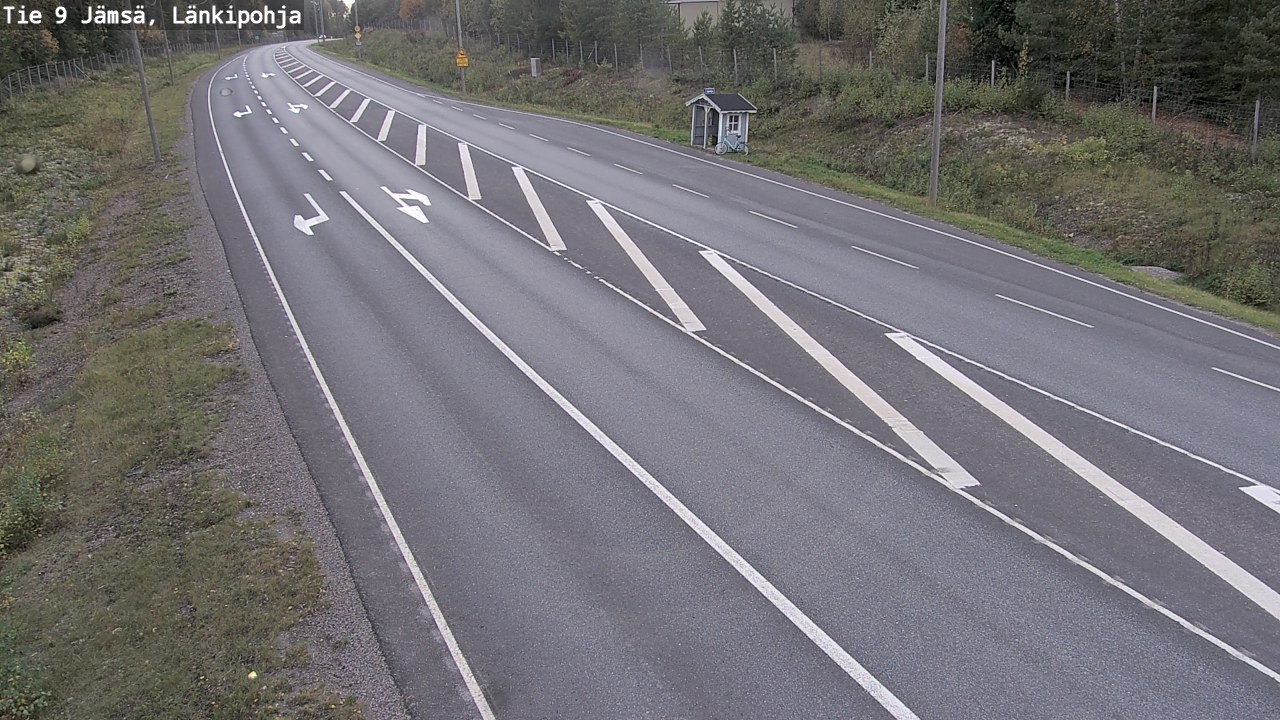 Weather Camera Image Väg 9 Jämsä, Länkipohja, Jämsä, Keski-Suomi