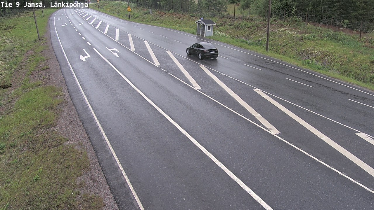 Weather Camera Image Väg 9 Jämsä, Länkipohja, Jämsä, Keski-Suomi