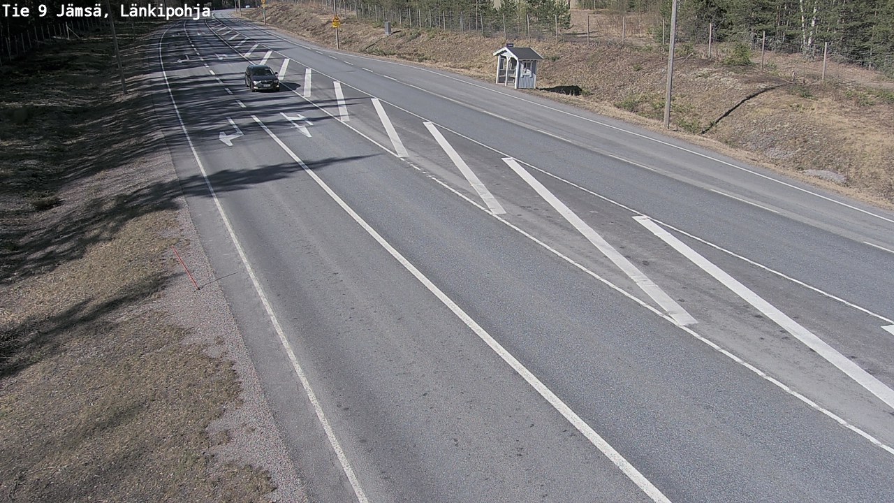 Weather Camera Image Väg 9 Jämsä, Länkipohja, Jämsä, Keski-Suomi