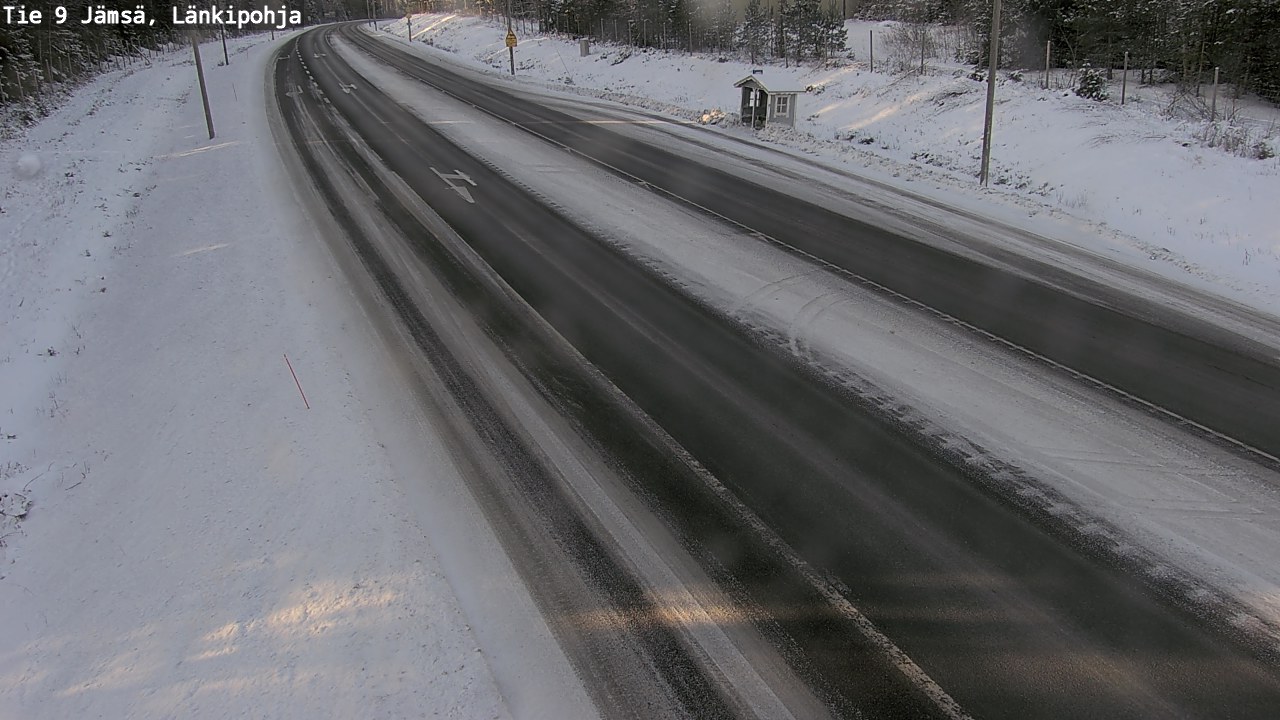 Weather Camera Image Väg 9 Jämsä, Länkipohja, Jämsä, Keski-Suomi