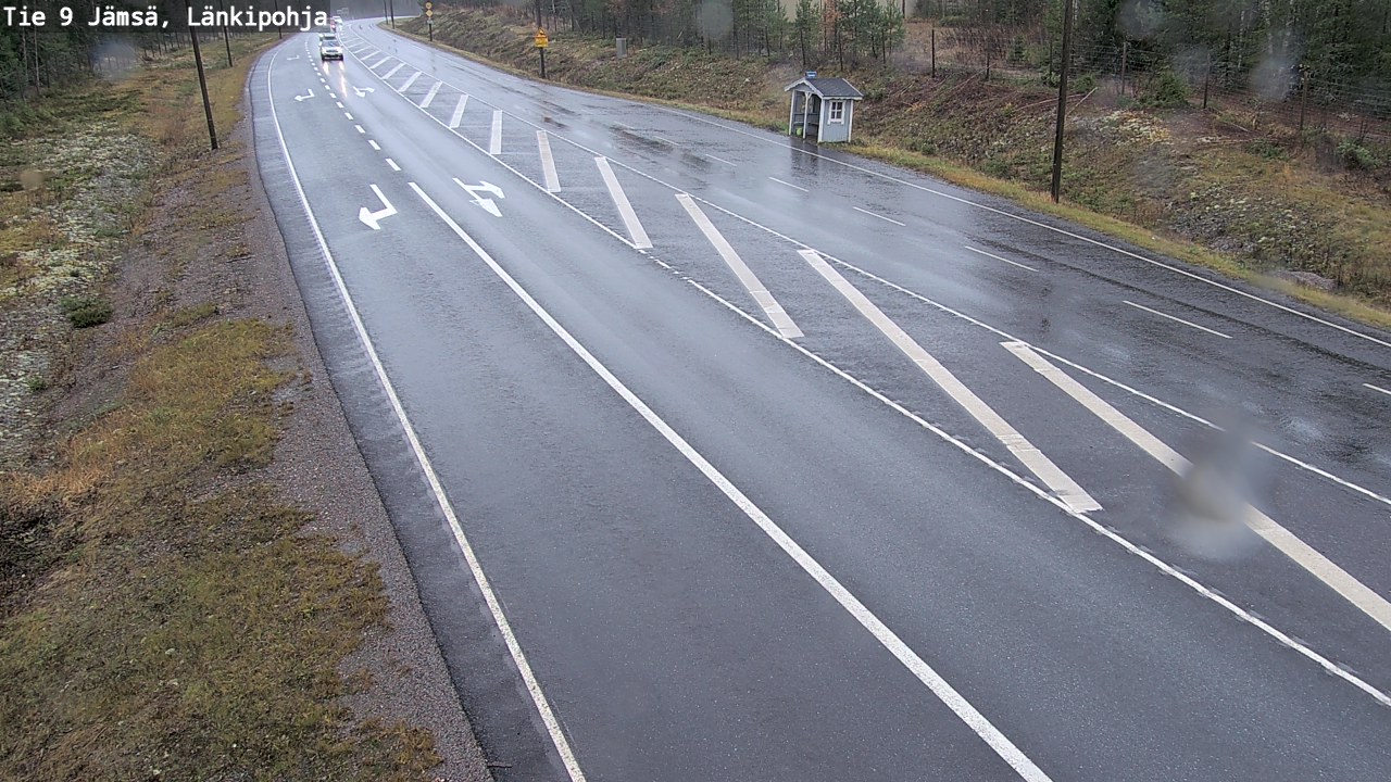 Weather Camera Image Väg 9 Jämsä, Länkipohja, Jämsä, Keski-Suomi