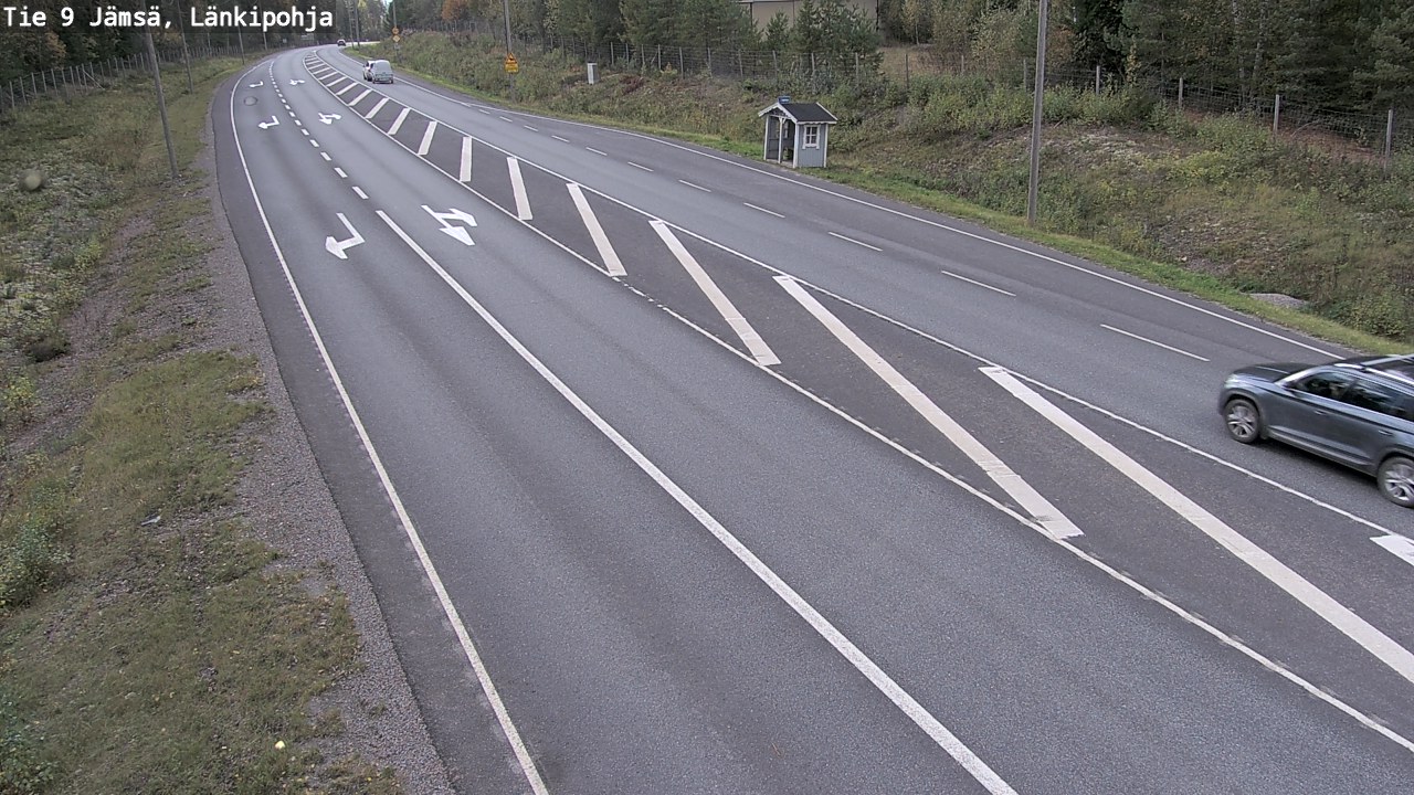 Weather Camera Image Väg 9 Jämsä, Länkipohja, Jämsä, Keski-Suomi