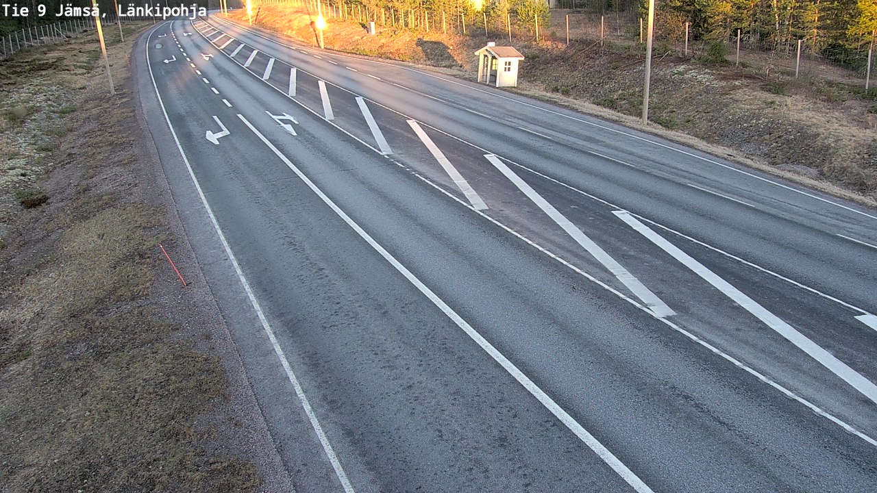 Weather Camera Image Väg 9 Jämsä, Länkipohja, Jämsä, Keski-Suomi