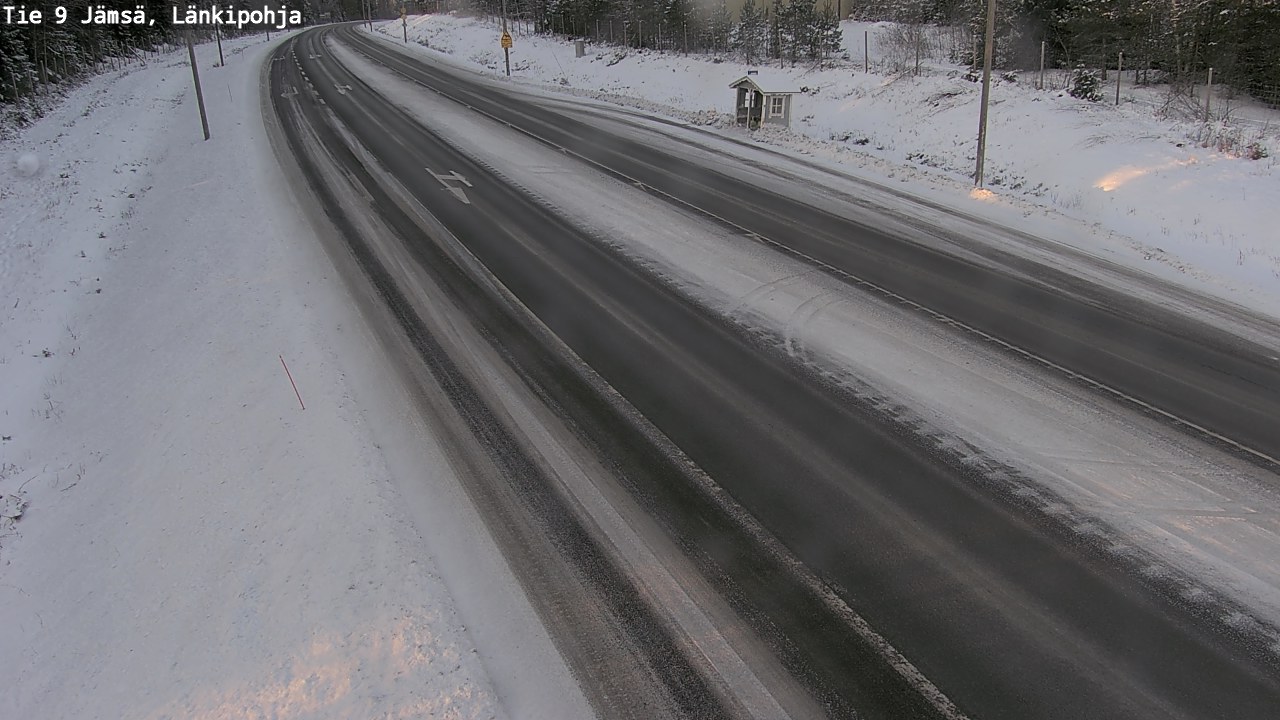 Weather Camera Image Väg 9 Jämsä, Länkipohja, Jämsä, Keski-Suomi