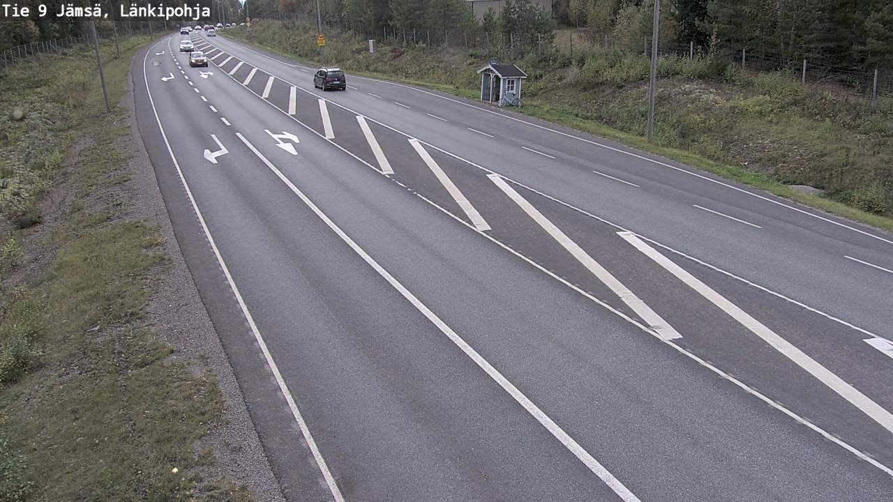 Weather Camera Image Väg 9 Jämsä, Länkipohja, Jämsä, Keski-Suomi