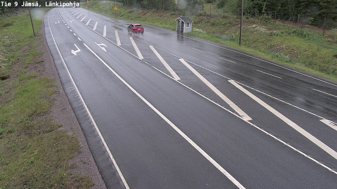 Weather Camera Image Väg 9 Jämsä, Länkipohja, Jämsä, Keski-Suomi