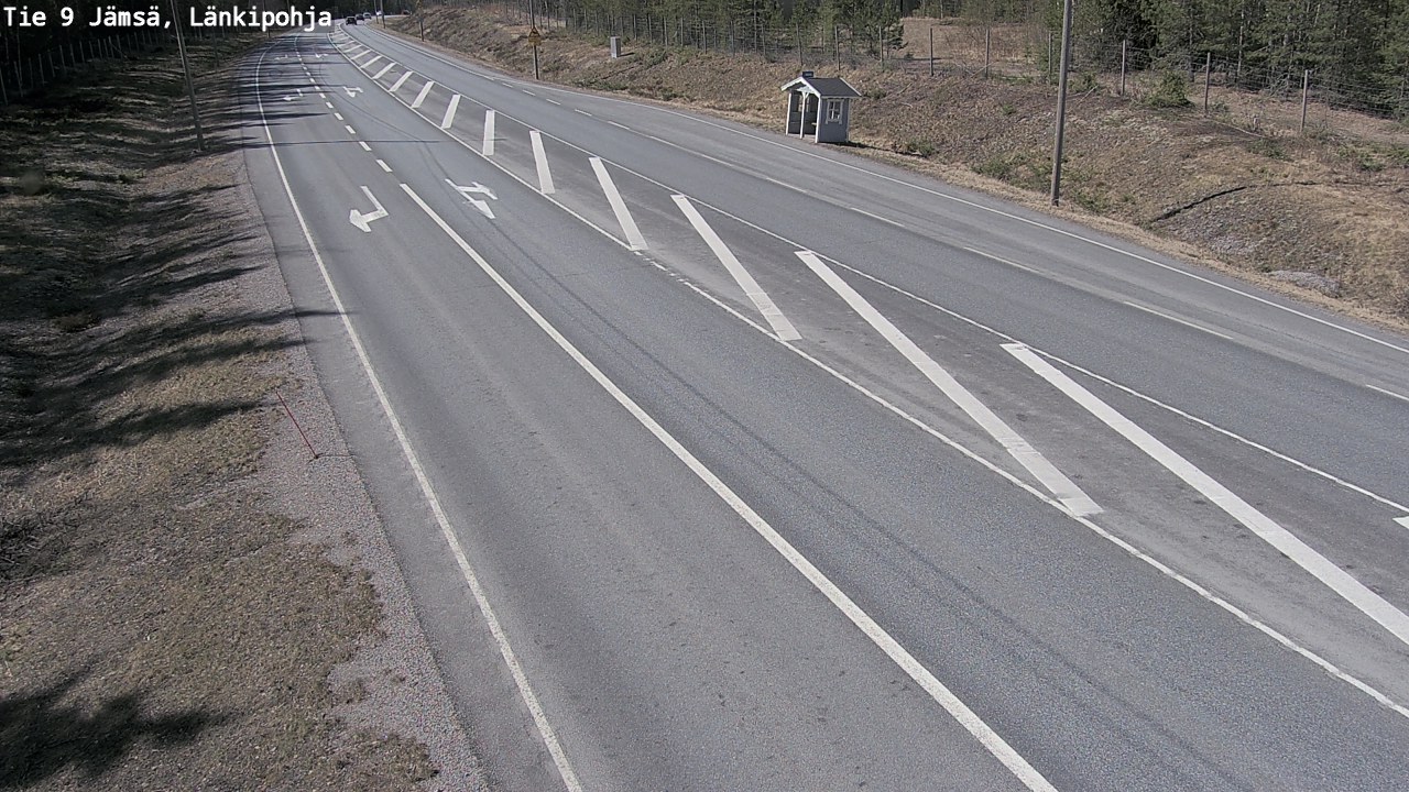 Weather Camera Image Väg 9 Jämsä, Länkipohja, Jämsä, Keski-Suomi