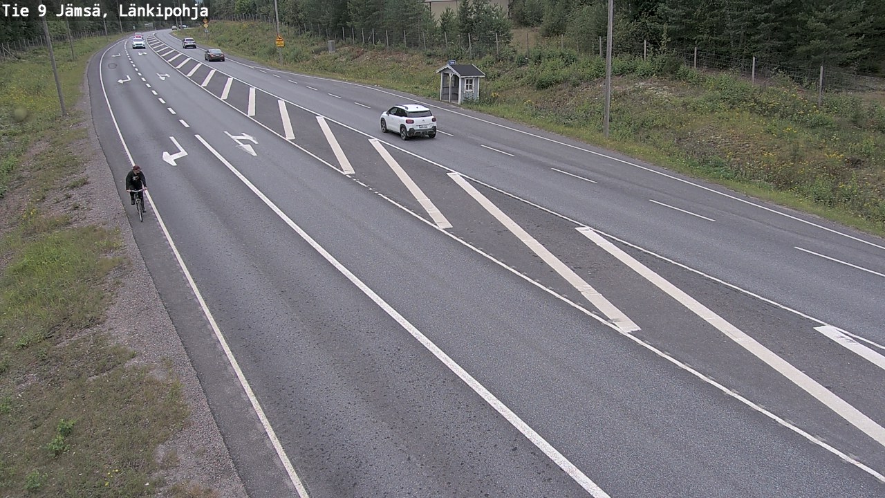 Weather Camera Image Väg 9 Jämsä, Länkipohja, Jämsä, Keski-Suomi