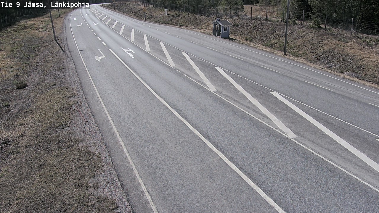 Weather Camera Image Väg 9 Jämsä, Länkipohja, Jämsä, Keski-Suomi