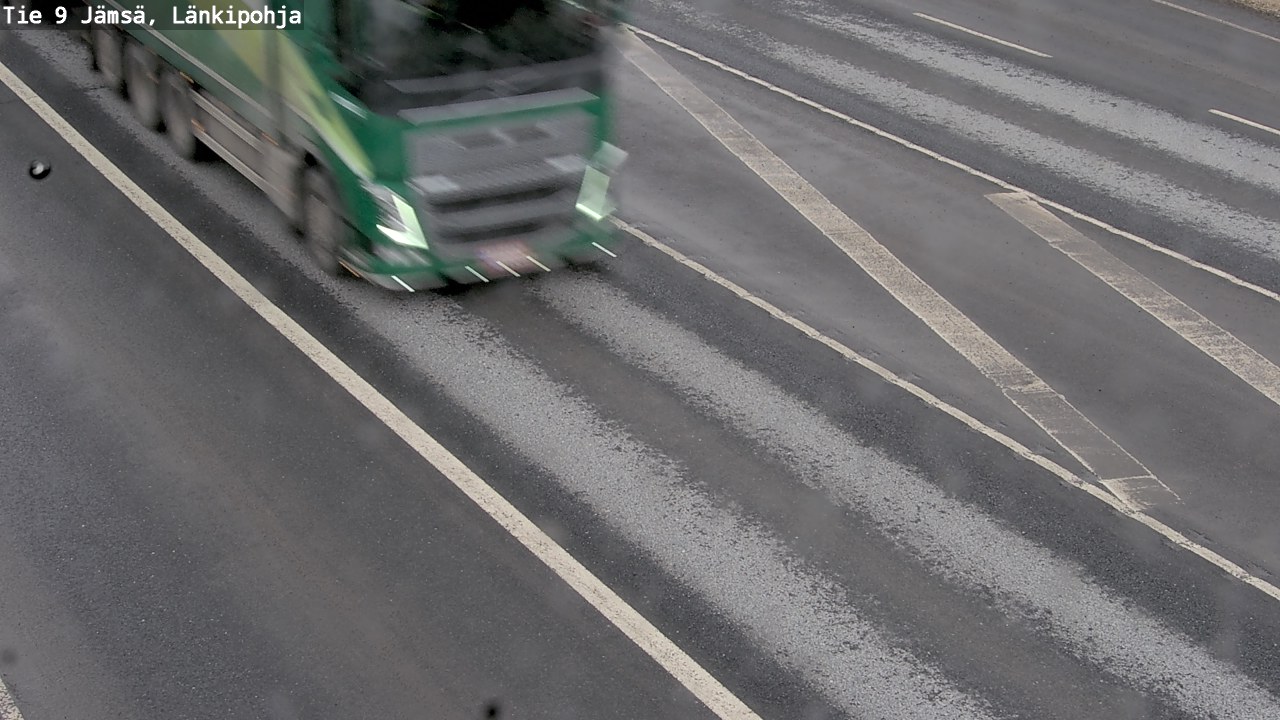 Weather Camera Image Väg 9 Jämsä, Länkipohja, Jämsä, Keski-Suomi